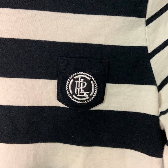 Ralph Lauren Active Stripe 3/4 T-Shirt - Picture 4 of 5